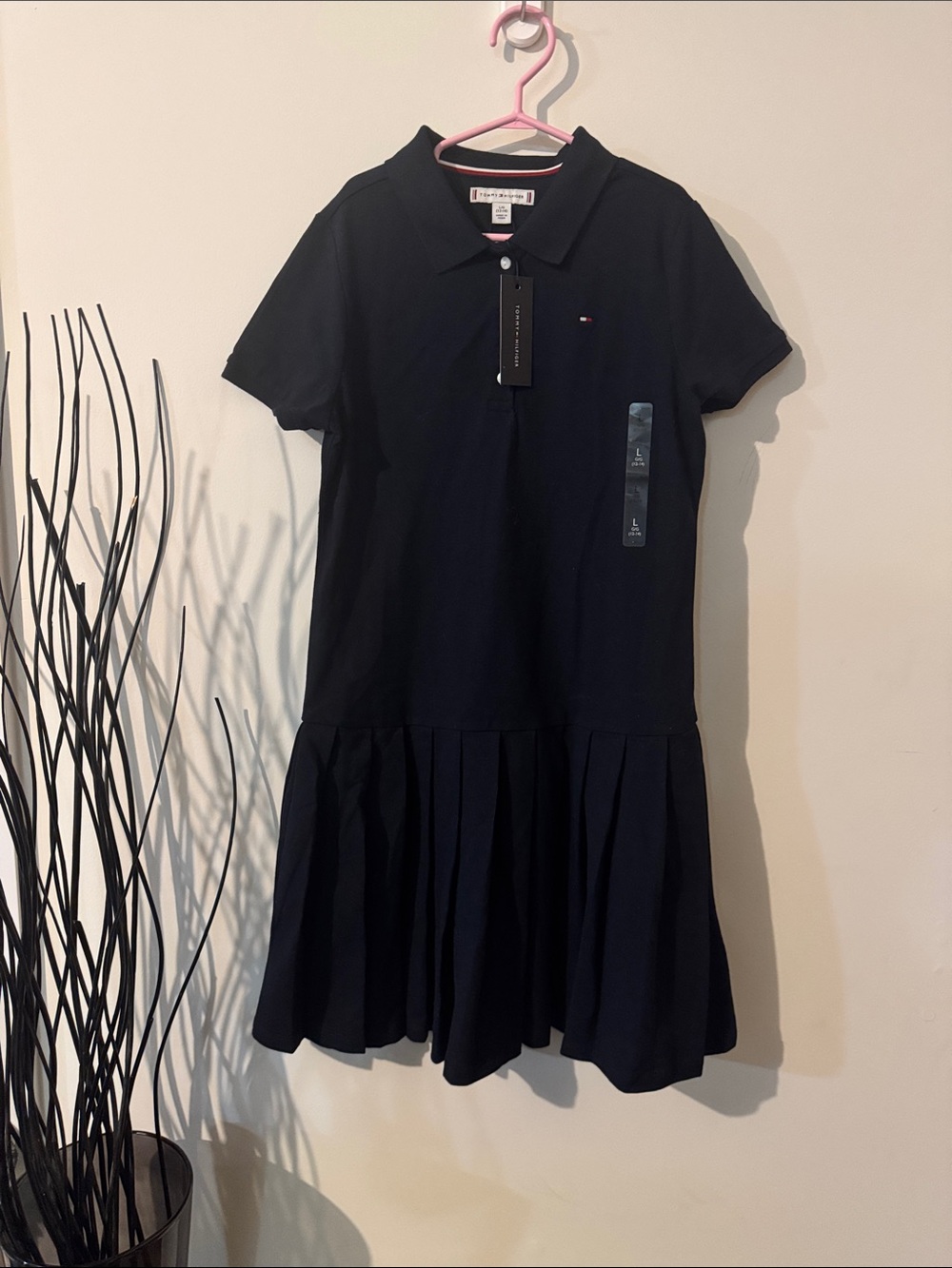 Tommy Hilfiger Navy Polo Drop-Waist Dress